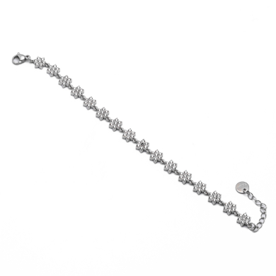 PULSERA ZO13962B PLATEADO Acero Inoxidable