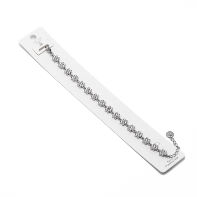 PULSERA ZO13962B PLATEADO Acero Inoxidable