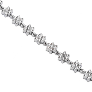 PULSERA ZO13962B PLATEADO Acero Inoxidable