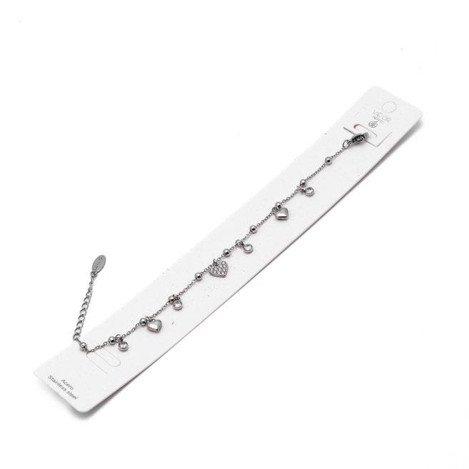 PULSERA ZO13325B PLATEADO Acero Inoxidable 2B16