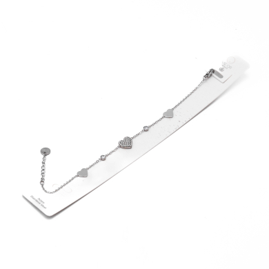 PULSERA ZO15535B PLATEADO Acero Inoxidable 2B16