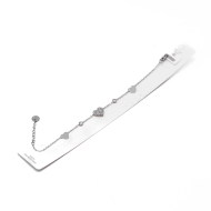 PULSERA ZO15535B PLATEADO Acero Inoxidable 2B16