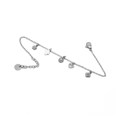 PULSERA ZO14955B PLATEADO Acero Inoxidable 2B12