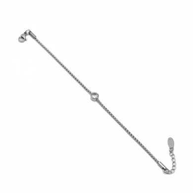 PULSERA ZO13480B PLATEADO Acero Inoxidable 2B45