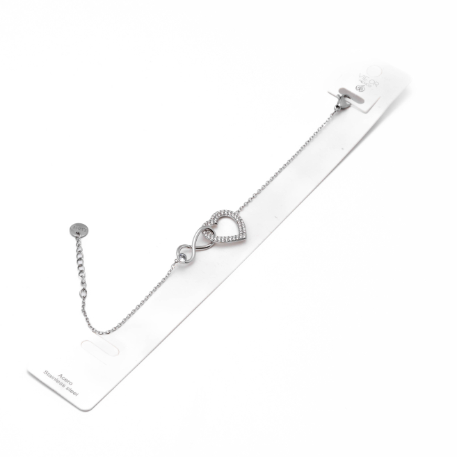 PULSERA ZO15361B PLATEADO Acero Inoxidable 2B33