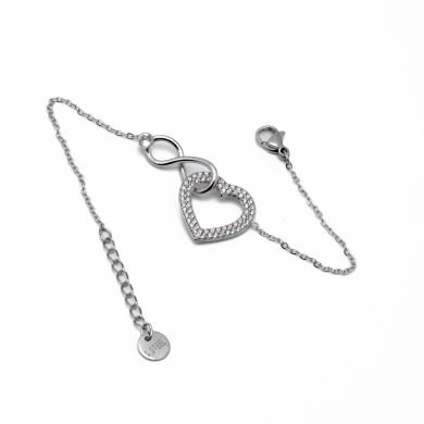 PULSERA ZO15361B PLATEADO Acero Inoxidable