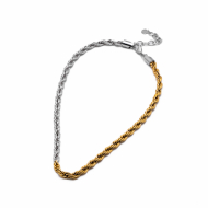 COLLAR ZO12283N/6MM BICOLOR Acero Inoxidable