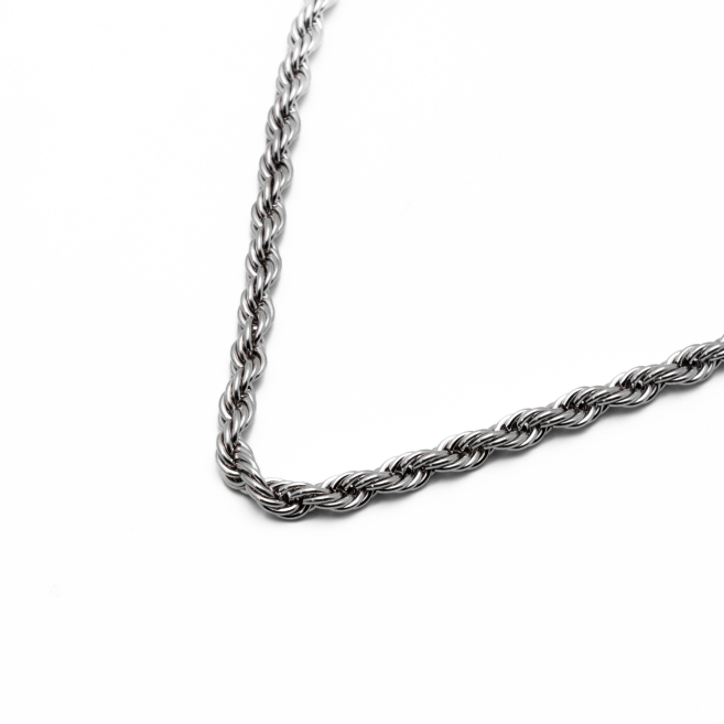COLLAR ZO12283N/6MM PLATEADO Acero Inoxidable 2D26