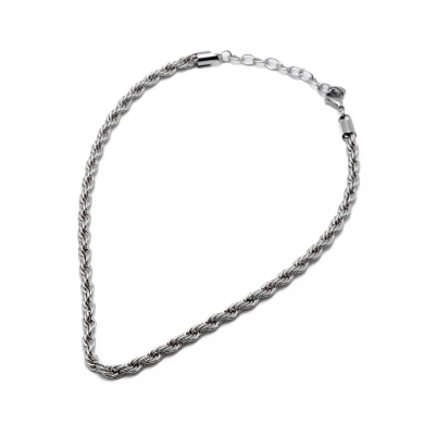 COLLAR ZO12283N/6MM PLATEADO Acero Inoxidable 2D26
