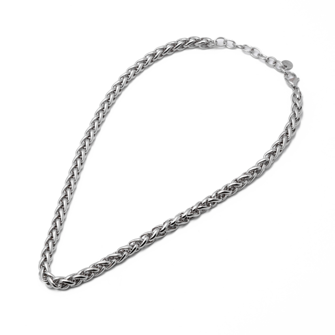 COLLAR ZO15682N PLATEADO Acero Inoxidable 2D56