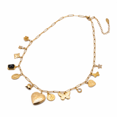 COLLAR ZO13474N DORADO Acero Inoxidable 2D41
