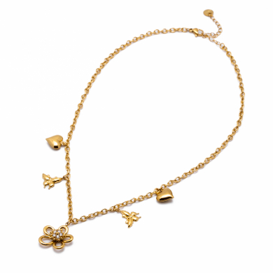 COLLAR ZO15556N DORADO Acero Inoxidable 2D28