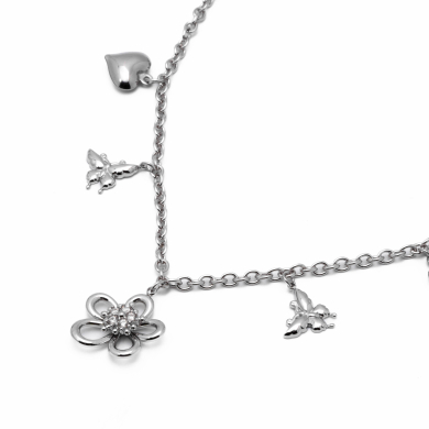 COLLAR ZO15556N PLATEADO Acero Inoxidable