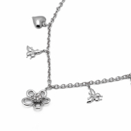 COLLAR ZO15556N PLATEADO Acero Inoxidable 2D28