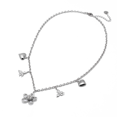COLLAR ZO15556N PLATEADO Acero Inoxidable