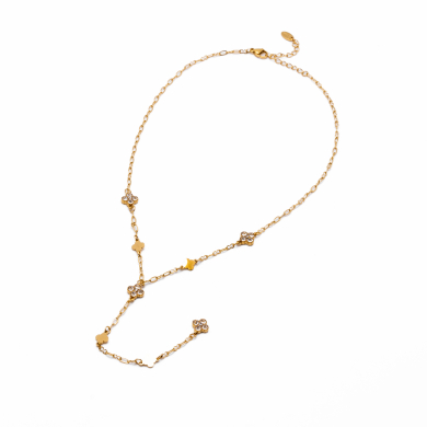 COLLAR ZO15098N DORADO Acero Inoxidable E33