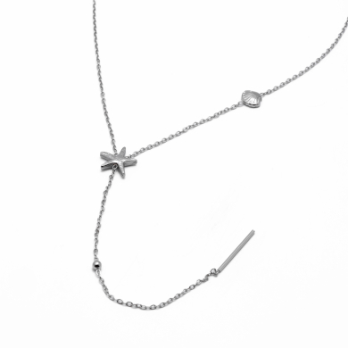 COLLAR Y00537 PLATEADO Acero Inoxidable 2D44