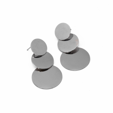 ARETES ZO5862E Plateado Acero Inoxidable -G26