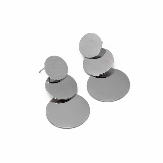 ARETES ZO5862E Plateado Acero Inoxidable -G26