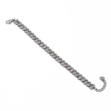 PULSERA ZO13834B PLATEADO Acero Inoxidable