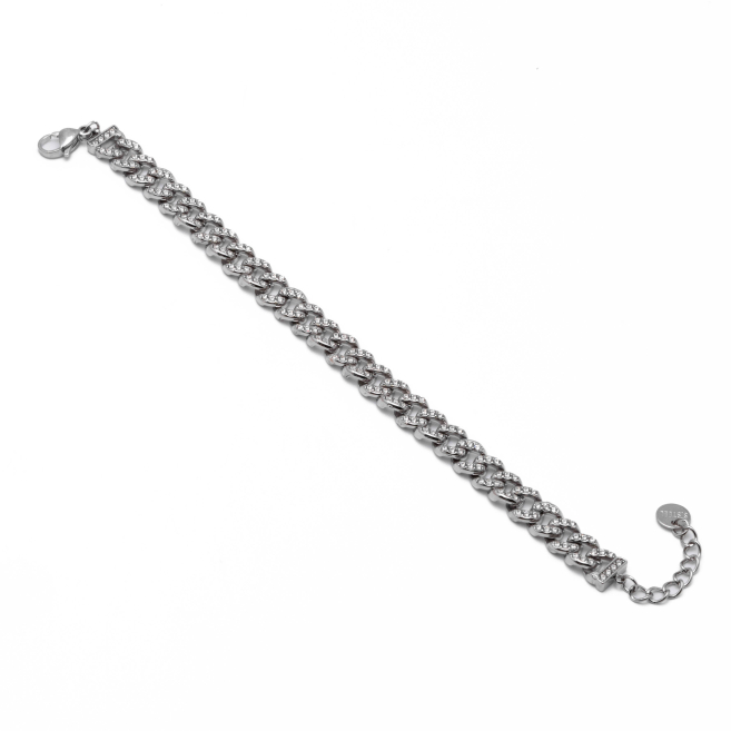 PULSERA ZO13834B PLATEADO Acero Inoxidable