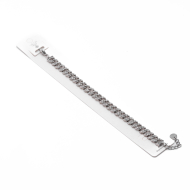 PULSERA ZO13834B PLATEADO Acero Inoxidable
