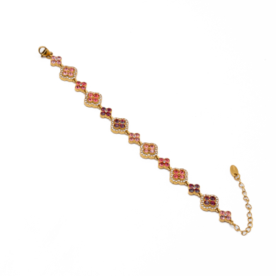 PULSERA ZO15143B DORADO+ROSA Acero Inoxidable