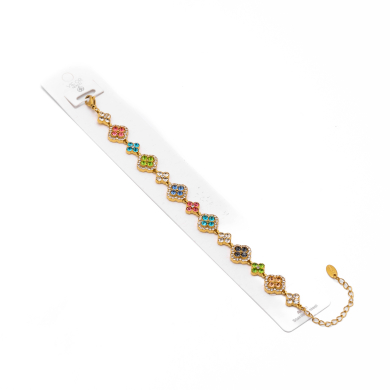 PULSERA ZO15143B DORADO+MULTICOLOR Acero Inoxidable 2C37