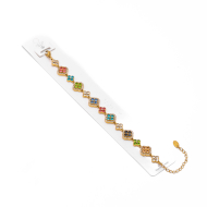 PULSERA ZO15143B DORADO+MULTICOLOR Acero Inoxidable 2C37