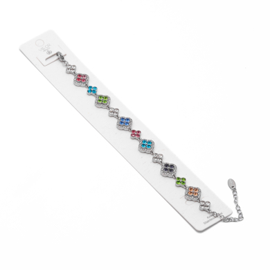 PULSERA ZO15143B PLATEADO+MULTICOLOR Acero Inoxidable
