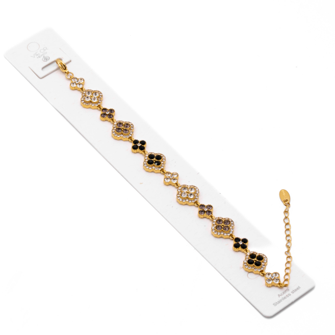 PULSERA ZO15143B DORADO+GRIS Acero Inoxidable 2C37