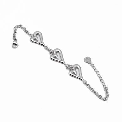 PULSERA ZO11783B PLATEADO Acero Inoxidable 2B25