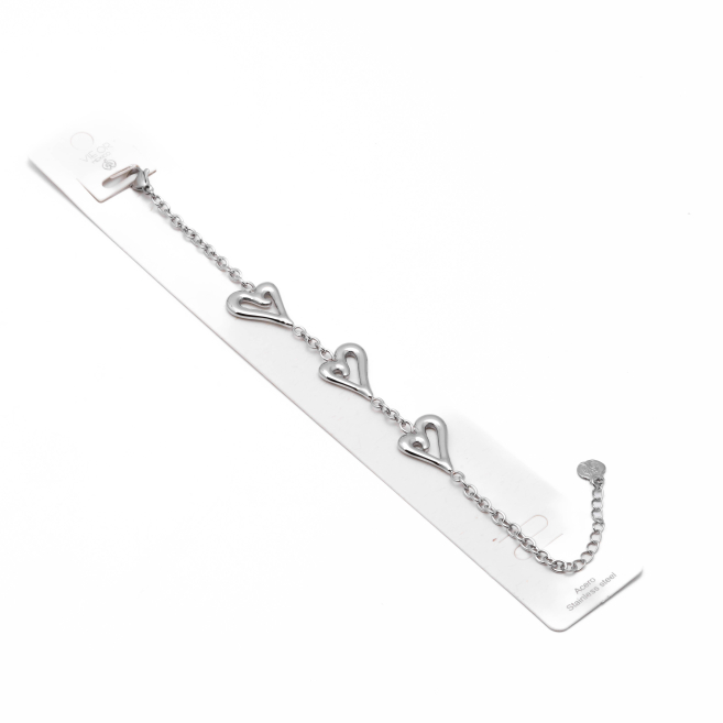 PULSERA ZO11783B PLATEADO Acero Inoxidable 2B25