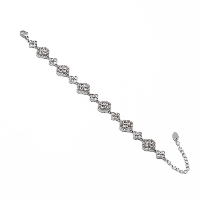 PULSERA ZO15143B PLATEADO+BLANCO Acero Inoxidable 2C37