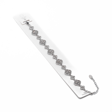 PULSERA ZO15143B PLATEADO+BLANCO Acero Inoxidable 2C37