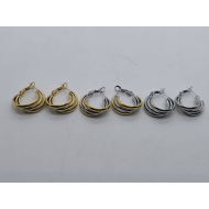 ARETES Y00826 PLATEADO Acero Inoxidable