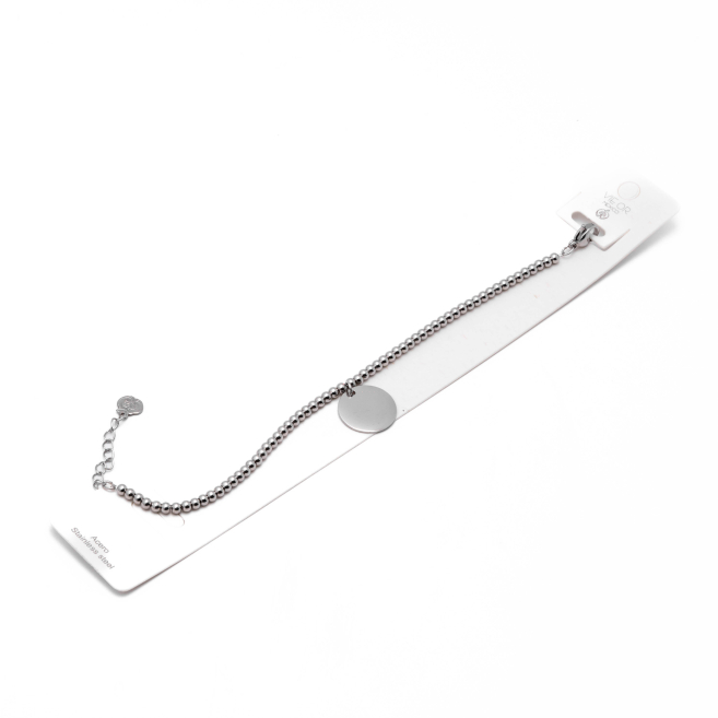 PULSERA ZO11507B PLATEADO Acero Inoxidable 2B19