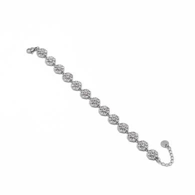 PULSERA ZO15118B PLATEADO Acero Inoxidable 2C37