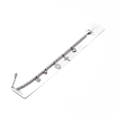 PULSERA ZO13521B PLATEADO Acero Inoxidable 2C43