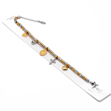 PULSERA ZO13521B BICOLOR Acero Inoxidable 2C43