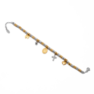 PULSERA ZO13521B BICOLOR Acero Inoxidable 2C43