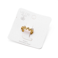 ANILLO ZO15016R DORADO BLANCO Acero Inxidable A41