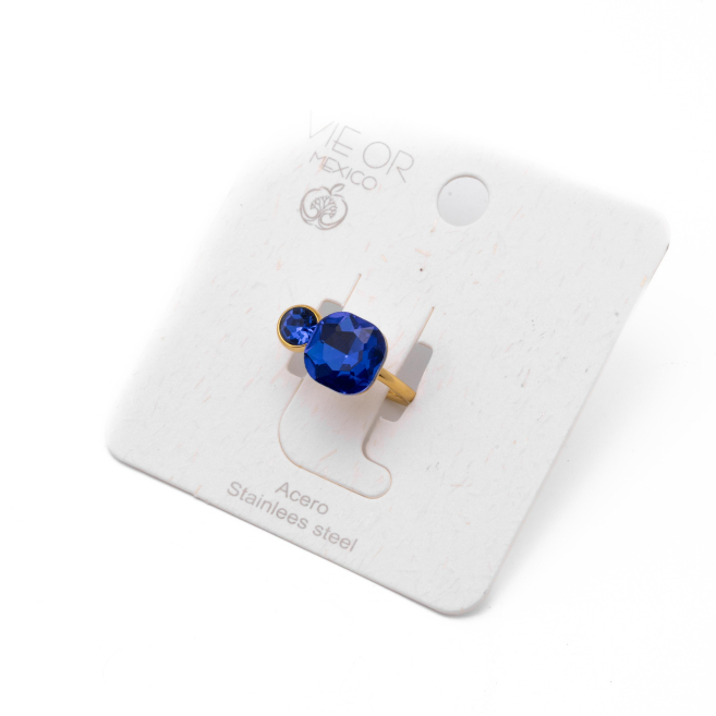 ANILLO ZO14059R DORADO Acero Inoxidable A29