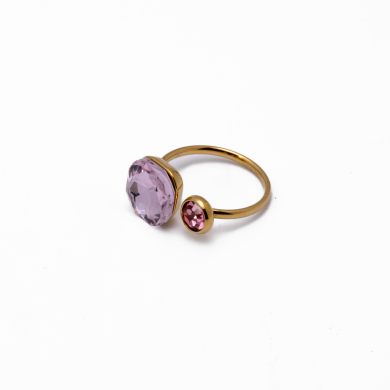 ANILLO ZO14059R DORADO Acero Inoxidable A29