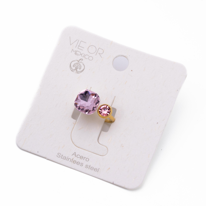 ANILLO ZO14059R DORADO Acero Inoxidable A29