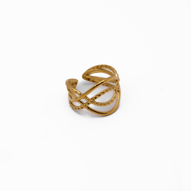 ANILLO ZO14140R DORADO Acero Inoxidable 2A33