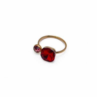 ANILLO ZO14059R DORADO Acero Inoxidable A29