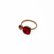 ANILLO ZO14059R DORADO Acero Inoxidable A29