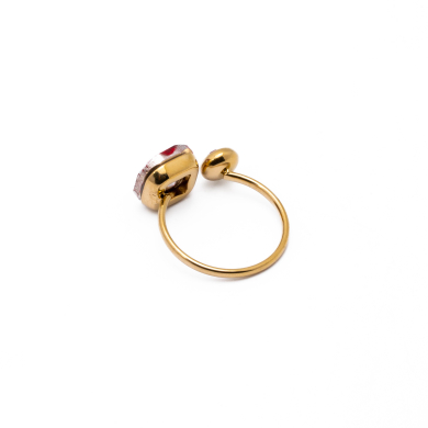 ANILLO ZO14059R DORADO Acero Inoxidable A29