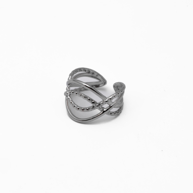 ANILLO ZO14140R PLATEADO Acero Inoxidable 2A33